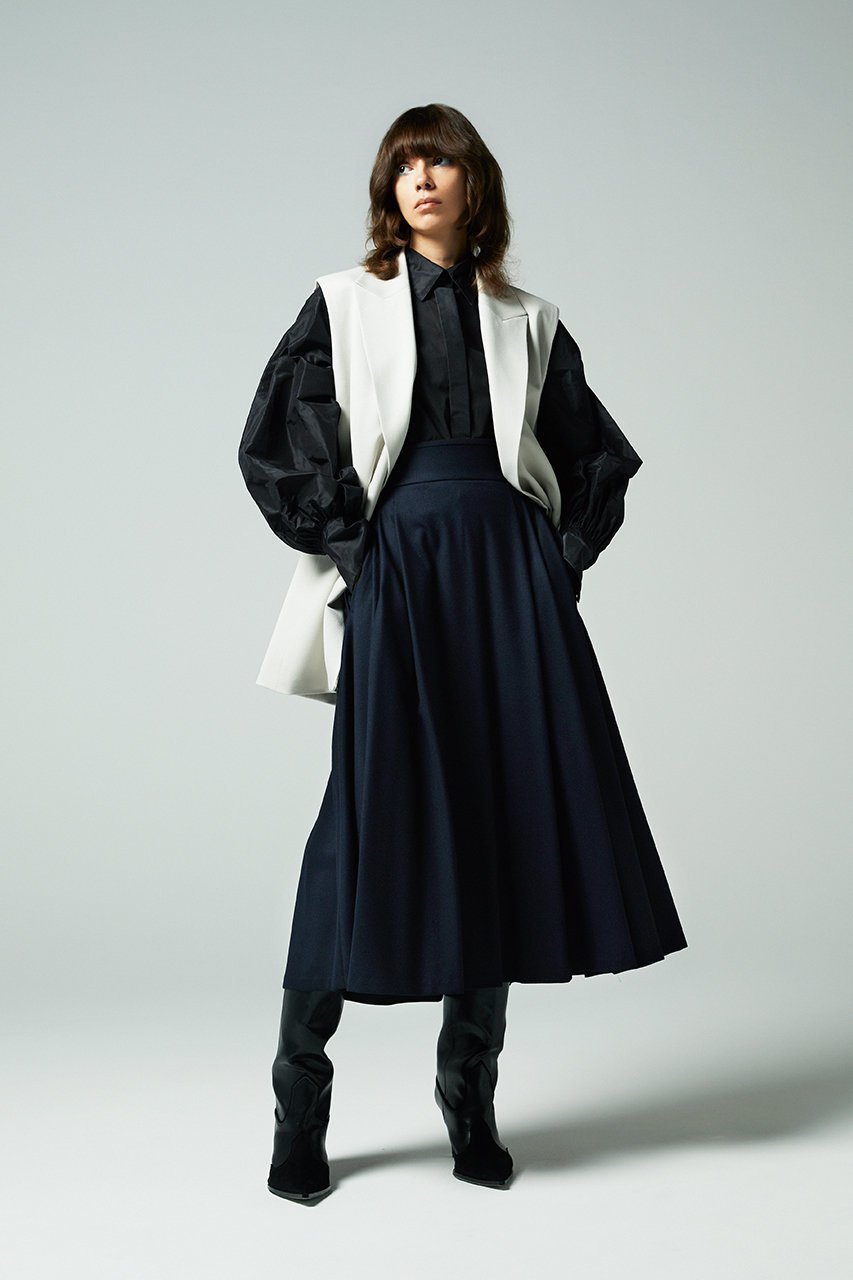 【オーヴィル/EAUVIRE】のソフトプリーツロングスカート 人気、トレンドファッション・服の通販 founy(ファニー) ファッション Fashion レディースファッション Fashion for Women スカート Skirts ロングスカート Long Skirts / Maxi & Midi Skirts アシンメトリー Asymmetrical Style エレガント 上品 Elegant バランス Balance, Style Balance プリーツ Pleats, Pleated ロング Long, Long-Length 日本製 Made In Japan other-8|ID: prp329100004102761 ipo3291000000035814184