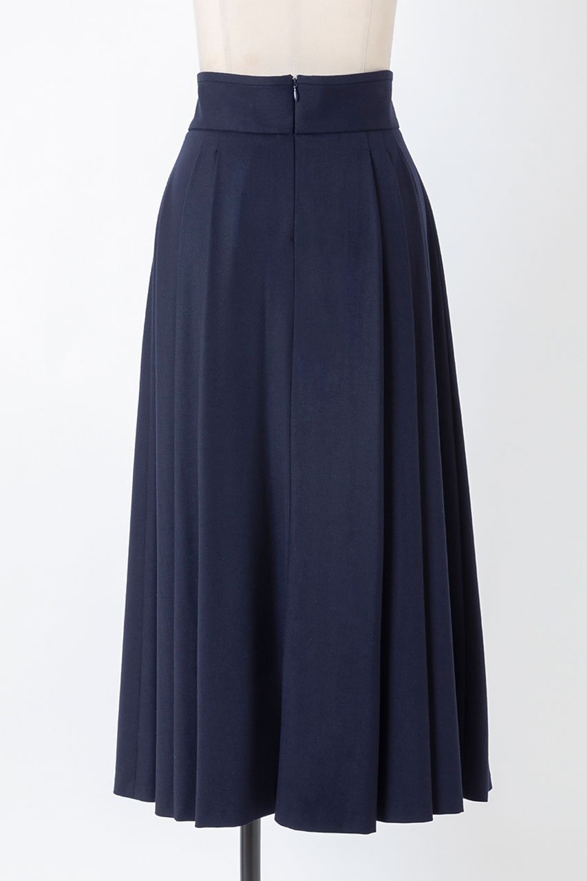 【オーヴィル/EAUVIRE】のソフトプリーツロングスカート 人気、トレンドファッション・服の通販 founy(ファニー) 　ファッション　Fashion　レディースファッション　Fashion for Women　スカート　Skirts　ロングスカート　Long Skirts / Maxi & Midi Skirts　アシンメトリー　Asymmetrical Style　エレガント 上品　Elegant　バランス　Balance, Style Balance　プリーツ　Pleats, Pleated　ロング　Long, Long-Length　日本製　Made In Japan　other-3|ID: prp329100004102761 ipo3291000000036563334