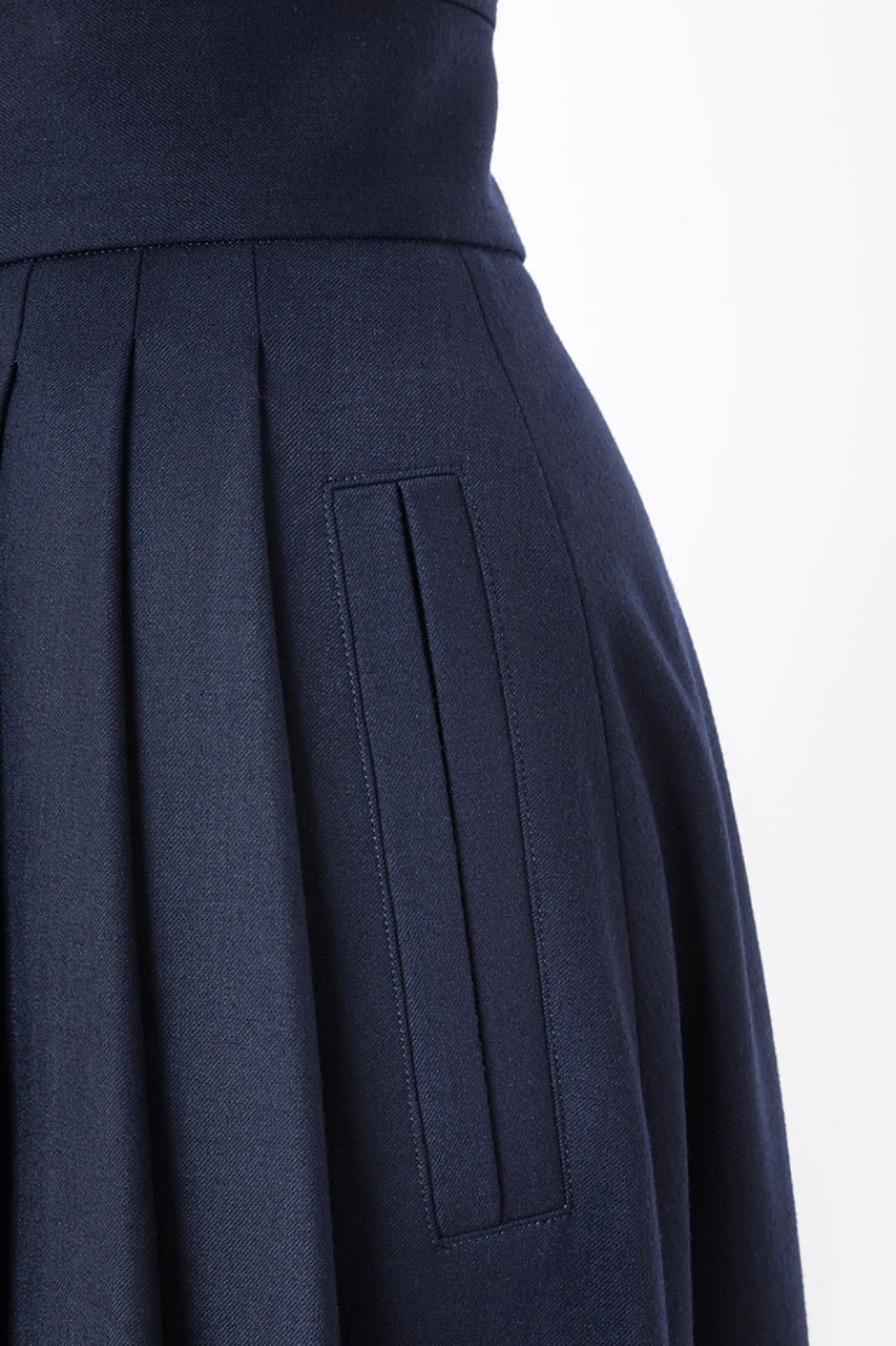 【オーヴィル/EAUVIRE】のソフトプリーツロングスカート 人気、トレンドファッション・服の通販 founy(ファニー) 　ファッション　Fashion　レディースファッション　Fashion for Women　スカート　Skirts　ロングスカート　Long Skirts / Maxi & Midi Skirts　アシンメトリー　Asymmetrical Style　エレガント 上品　Elegant　バランス　Balance, Style Balance　プリーツ　Pleats, Pleated　ロング　Long, Long-Length　日本製　Made In Japan　other-4|ID: prp329100004102761 ipo3291000000036563335