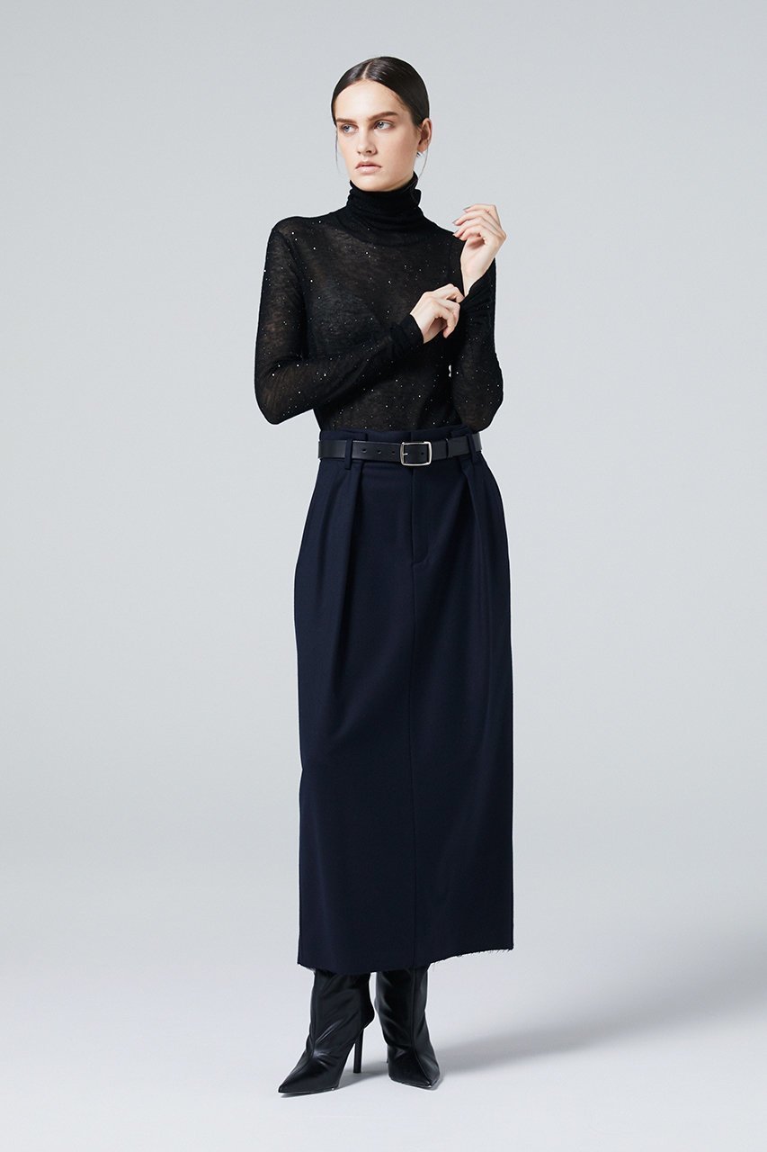 【オーヴィル/EAUVIRE】のトラウザー風ストレートスカート 人気、トレンドファッション・服の通販 founy(ファニー) 　ファッション　Fashion　レディースファッション　WOMEN　スカート　Skirt　ストレート　Straight　マニッシュ　Mannish　日本製　Made In Japan　other-8|ID: prp329100004102764 ipo3291000000031413392
