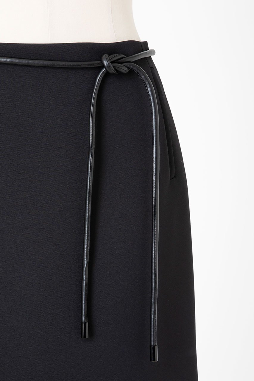 【オーヴィル/EAUVIRE】のベルト付きストレートスカート 人気、トレンドファッション・服の通販 founy(ファニー) 　ファッション　Fashion　レディースファッション　Fashion for Women　スカート　Skirts　ベルト&ウエストマーク　Belts & Waist Accessories　おすすめ　Recommended / Our Picks　ストレート　Straight, Straight Cut　フェイクレザー　Faux Leather, PU Leather　ラウンド　Round, Round Neck　日本製　Made In Japan　other-6|ID: prp329100004102765 ipo3291000000032827179