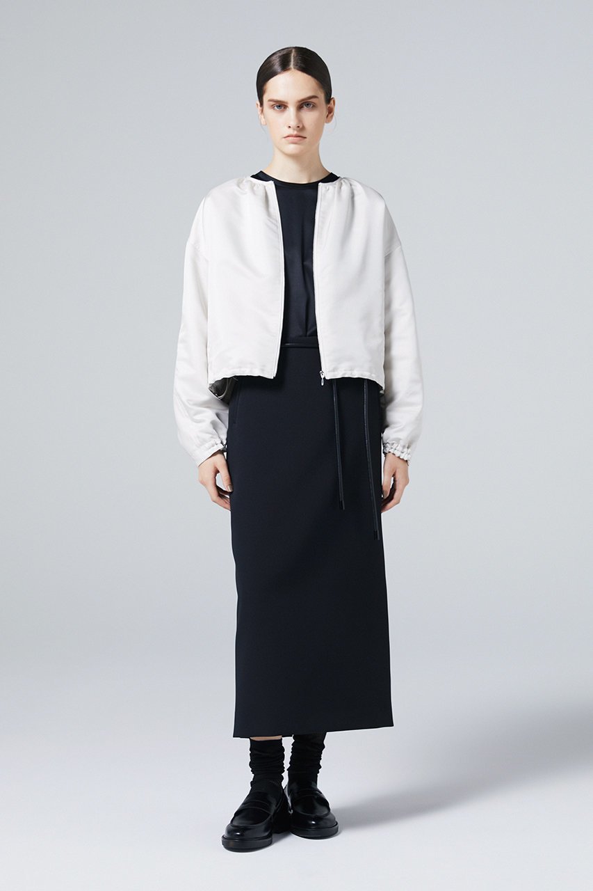 【オーヴィル/EAUVIRE】のベルト付きストレートスカート 人気、トレンドファッション・服の通販 founy(ファニー) 　ファッション　Fashion　レディースファッション　Fashion for Women　スカート　Skirts　ベルト&ウエストマーク　Belts & Waist Accessories　おすすめ　Recommended / Our Picks　ストレート　Straight, Straight Cut　フェイクレザー　Faux Leather, PU Leather　ラウンド　Round, Round Neck　日本製　Made In Japan　other-8|ID: prp329100004102765 ipo3291000000032827181