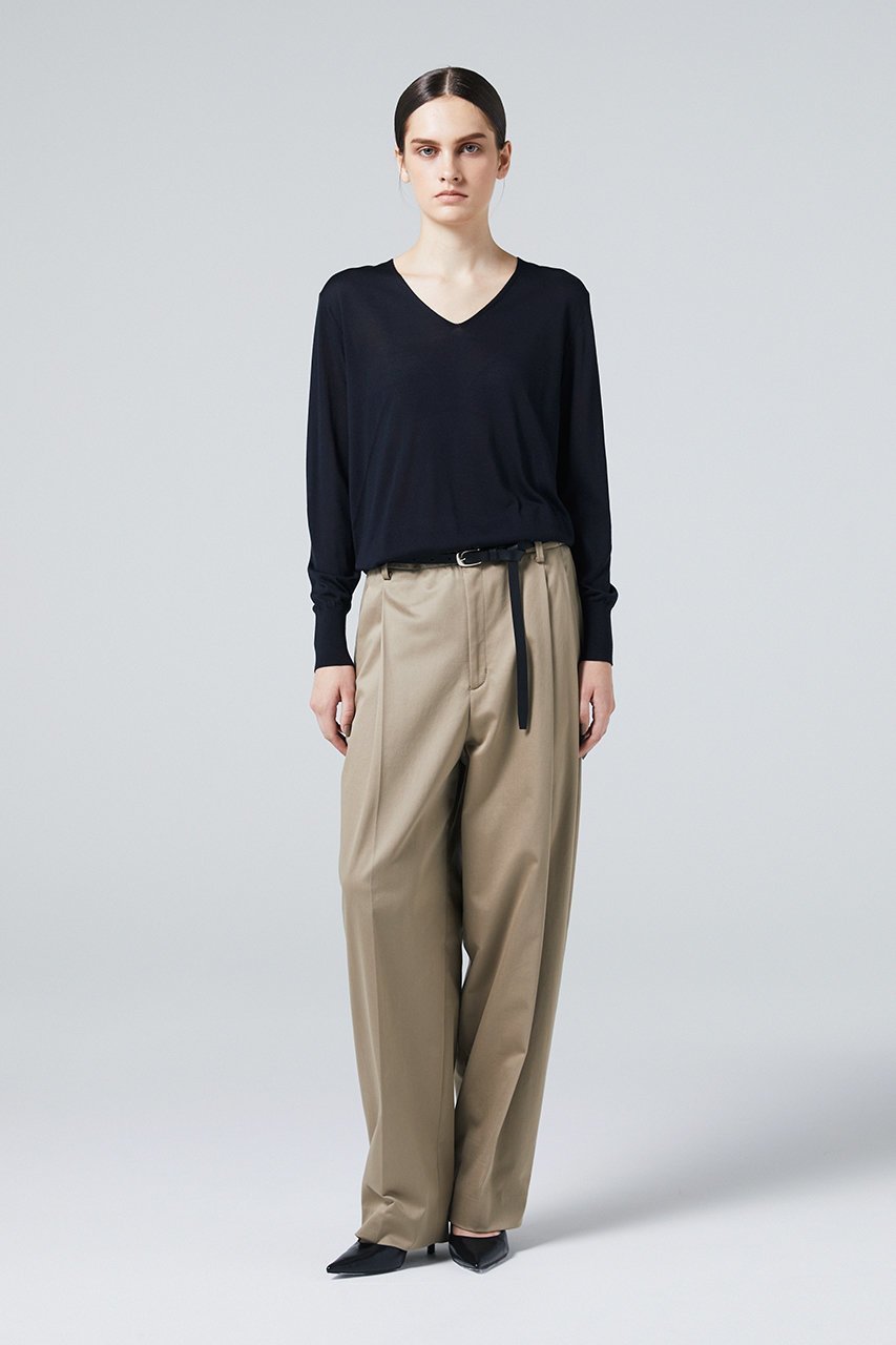 【オーヴィル/EAUVIRE】のフィラメントシルクVネックプルオーバー 人気、トレンドファッション・服の通販 founy(ファニー) 　ファッション　Fashion　レディースファッション　WOMEN　トップス・カットソー　Tops/Tshirt　シャツ/ブラウス　Shirts/Blouses　プルオーバー　Pullover　Vネック　V-Neck　イタリア　Italy　インナー　Inner　シルク　Silk　スリーブ　Sleeve　ロング　Long　other-3|ID: prp329100004102767 ipo3291000000031413414