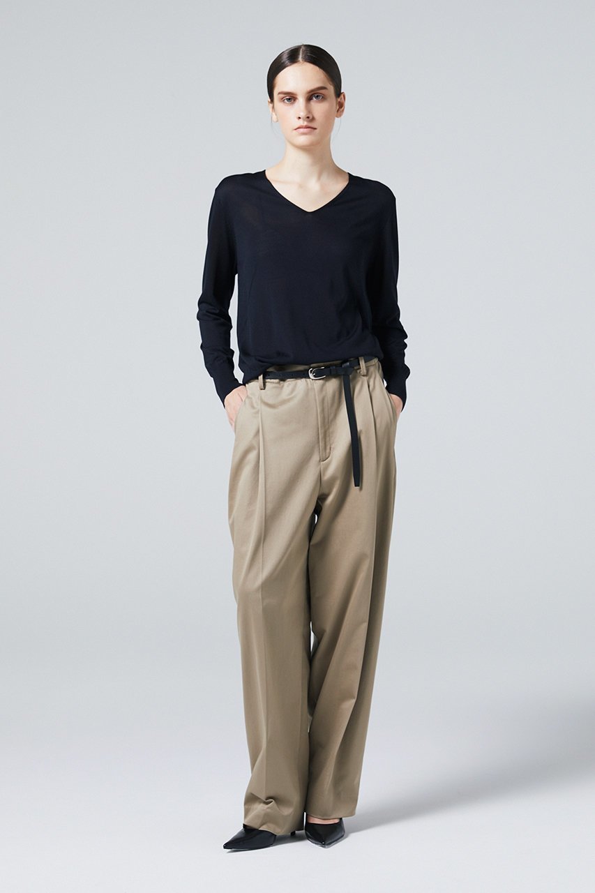 【オーヴィル/EAUVIRE】のフィラメントシルクVネックプルオーバー 人気、トレンドファッション・服の通販 founy(ファニー) 　ファッション　Fashion　レディースファッション　WOMEN　トップス・カットソー　Tops/Tshirt　シャツ/ブラウス　Shirts/Blouses　プルオーバー　Pullover　Vネック　V-Neck　イタリア　Italy　インナー　Inner　シルク　Silk　スリーブ　Sleeve　ロング　Long　other-4|ID: prp329100004102767 ipo3291000000031413415