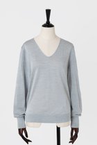 【オーヴィル/EAUVIRE】のフィラメントシルクVネックプルオーバー ライトグレー|ID: prp329100004102767 ipo3291000000035093168