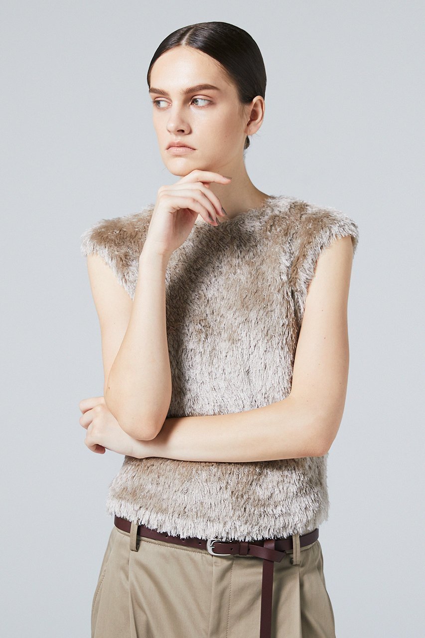 【オーヴィル/EAUVIRE】のシルクファーフレンチスリーブニット 人気、トレンドファッション・服の通販 founy(ファニー) 　ファッション　Fashion　レディースファッション　Fashion for Women　トップス・カットソー　Cut & Sew Tops　ニット　Knit Tops & Sweaters　カジュアルプルオーバー・ニットトップス　Pullovers & Knit Tops / Casual Pullovers　エアリー　Airy Texture　エレガント 上品　Elegant　コンパクト　Compact, Small Size　シルク　Silk, 100% Silk　スリーブ　Sleeve, Long Sleeve / Short Sleeve　テクスチャー　Texture, Textured Fabric　フォルム　Silhouette, Form　フレンチ　French, French Style　other-8|ID: prp329100004102770 ipo3291000000036580114