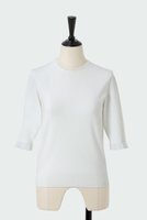 【オーヴィル/EAUVIRE】のシアー付属付きプルオーバー 人気、トレンドファッション・服の通販 founy(ファニー) ファッション Fashion レディースファッション Fashion for Women トップス・カットソー Cut & Sew Tops シャツ・ブラウス・オフィスカジュアル Elegant Blouses & Button-Ups ロングTシャツ・Tシャツ Longline T-Shirts & Tees カジュアルプルオーバー・ニットトップス Pullovers & Knit Tops / Casual Pullovers カットソー・ベーシックTシャツ Cut-and-Sewn Tops / Stretch Tees & Basics おすすめ Recommended / Our Picks イタリア Italy クロップド Cropped, Short Length コンパクト Compact, Small Size シアー Sheer, See-Through ショート Short, Short Length ストレッチ Stretch, Stretchy Fabric スリーブ Sleeve, Long Sleeve / Short Sleeve フォルム Silhouette, Form 再入荷 Restock / Back in Stock 軽量 Lightweight, Ultra Light |ID:prp329100004102772