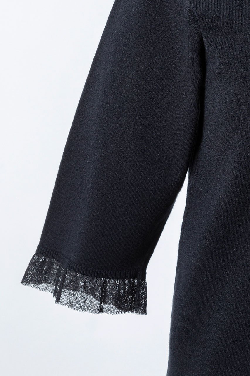 【オーヴィル/EAUVIRE】のシアー付属付きプルオーバー 人気、トレンドファッション・服の通販 founy(ファニー) 　ファッション　Fashion　レディースファッション　Fashion for Women　トップス・カットソー　Cut & Sew Tops　シャツ・ブラウス・オフィスカジュアル　Elegant Blouses & Button-Ups　ロングTシャツ・Tシャツ　Longline T-Shirts & Tees　カジュアルプルオーバー・ニットトップス　Pullovers & Knit Tops / Casual Pullovers　カットソー・ベーシックTシャツ　Cut-and-Sewn Tops / Stretch Tees & Basics　おすすめ　Recommended / Our Picks　イタリア　Italy　クロップド　Cropped, Short Length　コンパクト　Compact, Small Size　シアー　Sheer, See-Through　ショート　Short, Short Length　ストレッチ　Stretch, Stretchy Fabric　スリーブ　Sleeve, Long Sleeve / Short Sleeve　フォルム　Silhouette, Form　軽量　Lightweight, Ultra Light　other-5|ID: prp329100004102772 ipo3291000000036865874