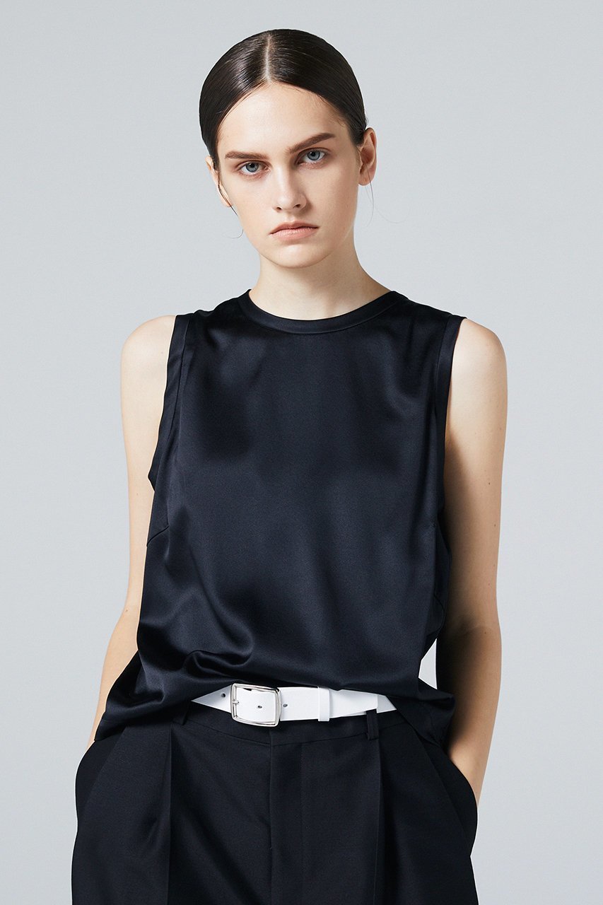 【オーヴィル/EAUVIRE】のウォッシャブルシルクノースリーブブラウス 人気、トレンドファッション・服の通販 founy(ファニー) 　ファッション　Fashion　レディースファッション　Fashion for Women　トップス・カットソー　Cut & Sew Tops　キャミソール&ノースリーブ　Camisoles & Sleeveless Tops　シャツ・ブラウス・オフィスカジュアル　Elegant Blouses & Button-Ups　シルク　Silk, 100% Silk　ジャケット　Jacket, Outerwear　ストレッチ　Stretch, Stretchy Fabric　ノースリーブ　Sleeveless, No-Sleeve　エレガント 上品　Elegant　other-5|ID: prp329100004102775 ipo3291000000032901467