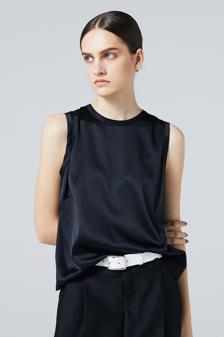 【オーヴィル/EAUVIRE】のウォッシャブルシルクノースリーブブラウス 人気、トレンドファッション・服の通販 founy(ファニー) 　ファッション　Fashion　レディースファッション　Fashion for Women　トップス・カットソー　Cut & Sew Tops　キャミソール&ノースリーブ　Camisoles & Sleeveless Tops　シャツ・ブラウス・オフィスカジュアル　Elegant Blouses & Button-Ups　シルク　Silk, 100% Silk　ジャケット　Jacket, Outerwear　ストレッチ　Stretch, Stretchy Fabric　ノースリーブ　Sleeveless, No-Sleeve　エレガント 上品　Elegant　other-8|ID: prp329100004102775 ipo3291000000032901476