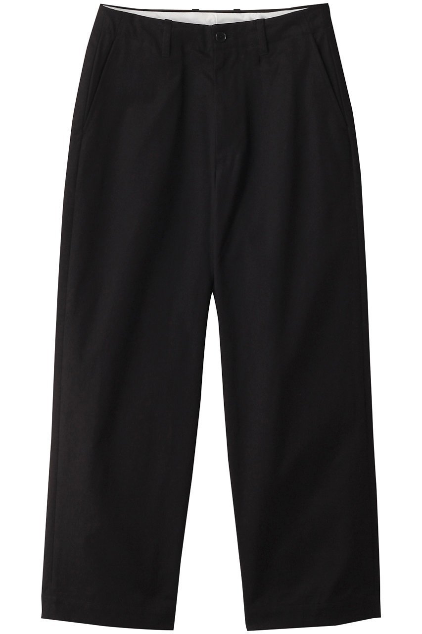 【ユニバーサルプロダクツ/UNIVERSAL PRODUCTS / MEN】の【MEN】NO TUCK CHINO TROUSERS パンツ インテリア・キッズ・メンズ・レディースファッション・服の通販 founy(ファニー) 　ファッション　Fashion　メンズファッション　Fashion for Men　ボトムス　Bottoms　おすすめ　Recommended / Our Picks　ストレート　Straight, Straight Cut　ロング　Long, Long-Length　BLACK|ID: prp329100004102791 ipo3291000000032817846