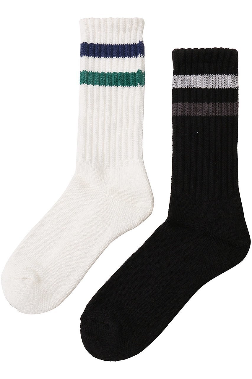 【ユニバーサルプロダクツ/UNIVERSAL PRODUCTS / MEN】の【MEN】2P LINE SOCKS/ソックス 人気、トレンドファッション・服の通販 founy(ファニー) 　ファッション　Fashion　メンズファッション　MEN　スポーティ　Sporty　ソックス　Socks　ベーシック　Basic　 other-1|ID: prp329100004102795 ipo3291000000027874592