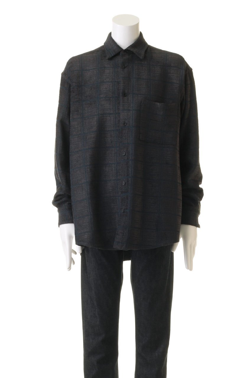 【ヨーク/YOKE / MEN】の【MEN】プレイドレギュラーカラーシャツ 人気、トレンドファッション・服の通販 founy(ファニー) 　ファッション　Fashion　メンズファッション　Fashion for Men　ジャカード／ジャガード　Jacquard, Woven Pattern　スリーブ　Sleeve, Long Sleeve / Short Sleeve　チェック　Check, Plaid, Tartan　ベーシック　Basic, Essential　ボックス　Boxy, Box Shape　レギュラー　Regular, Standard Fit　ロング　Long, Long-Length　A/W・秋冬　Autumn/Winter　other-2|ID: prp329100004102803 ipo3291000000032887962