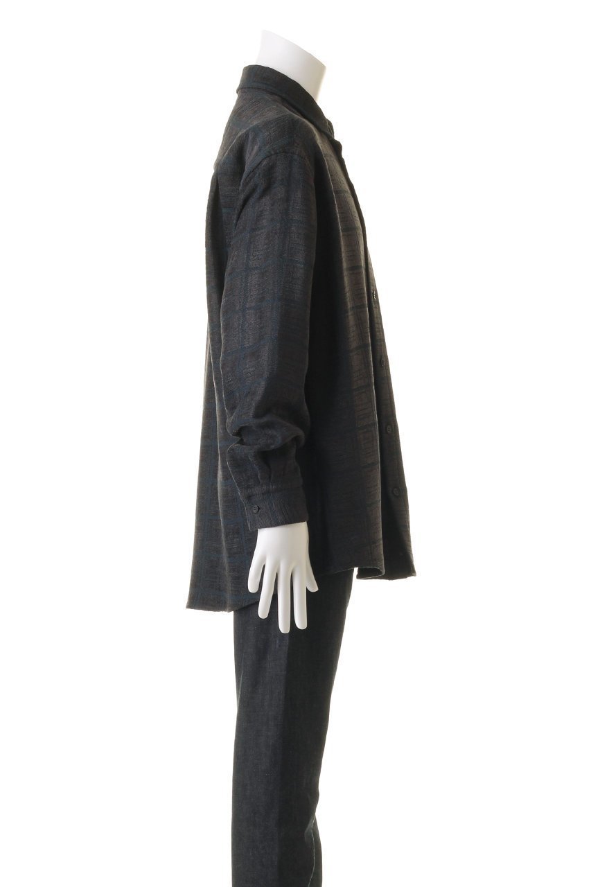 【ヨーク/YOKE】の【UNISEX】プレイドレギュラーカラーシャツ 人気、トレンドファッション・服の通販 founy(ファニー) ファッション Fashion レディースファッション Fashion for Women トップス・カットソー Cut & Sew Tops シャツ・ブラウス・オフィスカジュアル Elegant Blouses & Button-Ups ユニセックス Unisex, Genderless ジャカード/ジャガード Jacquard, Woven Pattern スリーブ Sleeve, Long Sleeve / Short Sleeve チェック Check, Plaid, Tartan ベーシック Basic, Essential ボックス Boxy, Box Shape レギュラー Regular, Standard Fit ロング Long, Long-Length A/W・秋冬 Autumn/Winter other-3|ID: prp329100004102803 ipo3291000000035823200