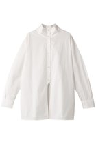 【マノフ/MANOF】のHIGH NECK 2WAY SHIRTS シャツ/ブラウス WHITE|ID:prp329100004102805