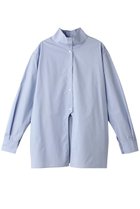 【マノフ/MANOF】のHIGH NECK 2WAY SHIRTS シャツ/ブラウス BLUE|ID:prp329100004102805