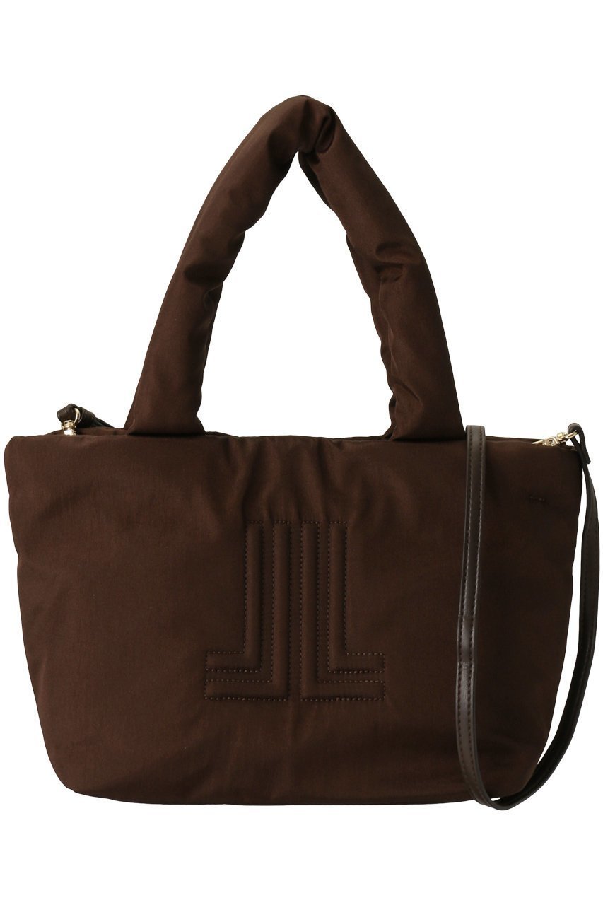 【ランバン オン ブルー/LANVIN en Bleu】のパデッドロゴスモールバッグ インテリア・キッズ・メンズ・レディースファッション・服の通販 founy(ファニー) 　ファッション　Fashion　レディースファッション　Fashion for Women　バッグ　Bags　コンパクト　Compact, Small Size　ブラウン|ID: prp329100004102832 ipo3291000000032792152