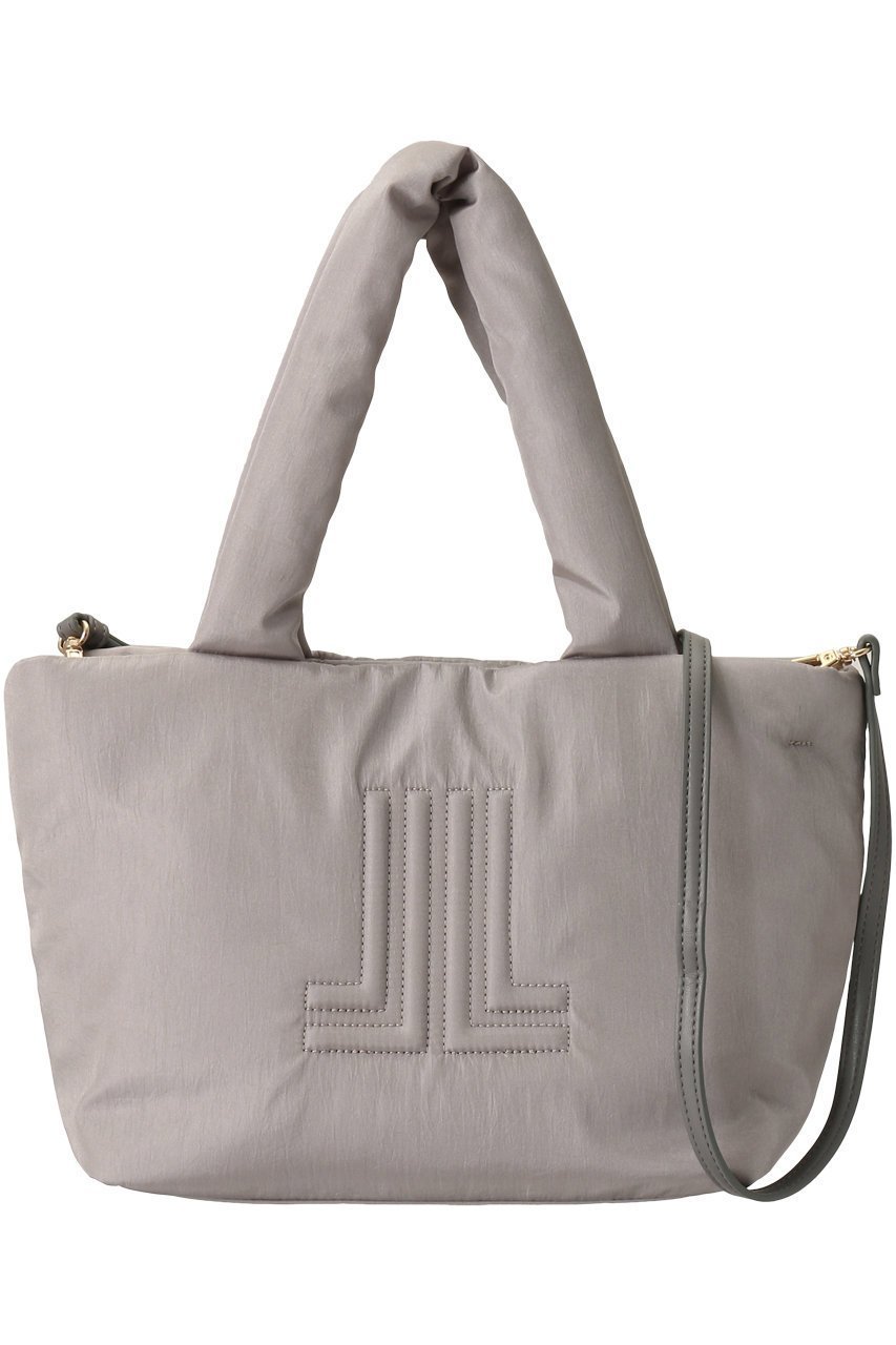 【ランバン オン ブルー/LANVIN en Bleu】のパデッドロゴスモールバッグ インテリア・キッズ・メンズ・レディースファッション・服の通販 founy(ファニー) 　ファッション　Fashion　レディースファッション　Fashion for Women　バッグ　Bags　コンパクト　Compact, Small Size　グレー|ID: prp329100004102832 ipo3291000000032792154