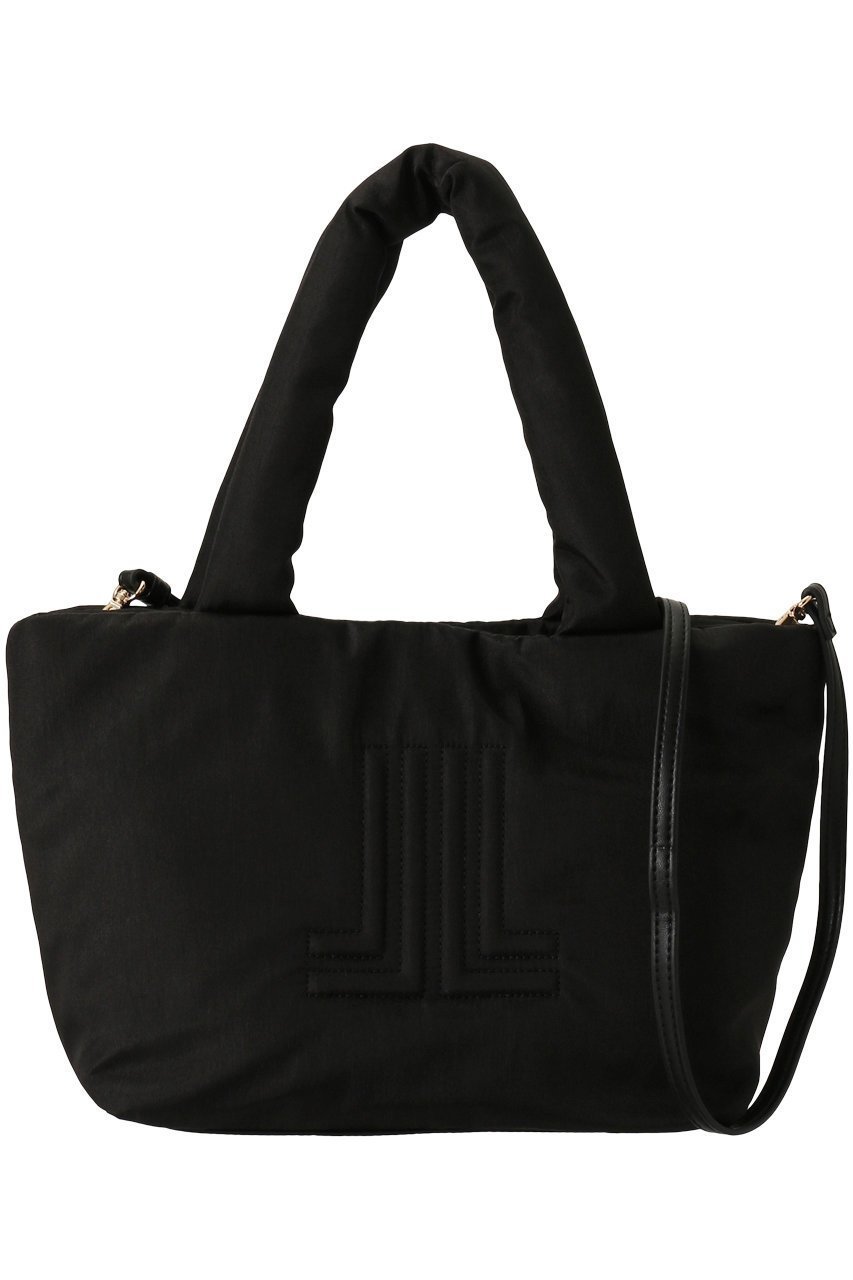 【ランバン オン ブルー/LANVIN en Bleu】のパデッドロゴスモールバッグ インテリア・キッズ・メンズ・レディースファッション・服の通販 founy(ファニー) 　ファッション　Fashion　レディースファッション　Fashion for Women　バッグ　Bags　コンパクト　Compact, Small Size　ブラック|ID: prp329100004102832 ipo3291000000032792157