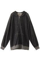 【セブン バイ セブン/SEVEN BY SEVEN / MEN】の【MEN】フルジップサーマルパーカー‐Mixed“UNSTAINED”yarn‐ ブラック|ID: prp329100004102839 ipo3291000000032918134