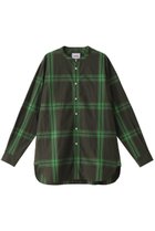 【コロン/:colon / MEN】の【MEN】Wide Check Typewriter バンドカラーシャツ 人気、トレンドファッション・服の通販 founy(ファニー) ファッション Fashion メンズファッション MEN A/W・秋冬 Aw・Autumn/Winter・Fw・Fall-Winter スリーブ Sleeve タイプライター Typewriter チェック Check ベスト Vest ロング Long thumbnail Khaki x Green|ID: prp329100004102841 ipo3291000000027874731