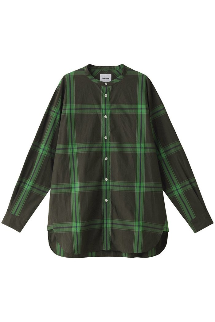 【コロン/:colon / MEN】の【MEN】Wide Check Typewriter バンドカラーシャツ インテリア・キッズ・メンズ・レディースファッション・服の通販 founy(ファウニー) https://founy.com/ ファッション Fashion メンズファッション Fashion for Men スリーブ Sleeve, Long Sleeve / Short Sleeve タイプライター Typewriter Fabric, Crisp Cotton チェック Check, Plaid, Tartan ベスト Vest, Waistcoat ロング Long, Long-Length A/W・秋冬 Autumn/Winter |ID: prp329100004102841 ipo3291000000036877495