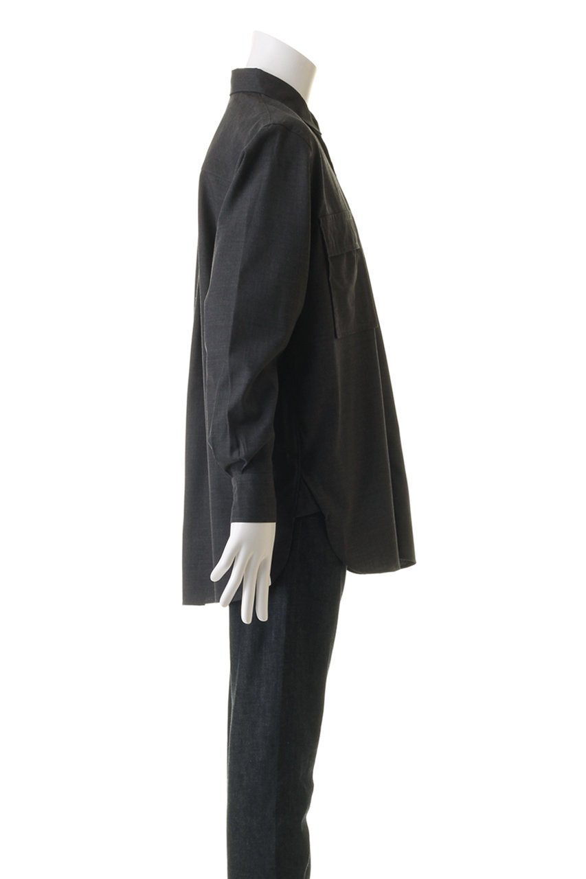 【コロン/:colon / MEN】の【MEN】Wool Tropical ポケットシャツ 人気、トレンドファッション・服の通販 founy(ファニー) 　ファッション　Fashion　メンズファッション　Fashion for Men　スリーブ　Sleeve, Long Sleeve / Short Sleeve　フラップ　Flap, Flap Pocket　ポケット　Pocket, Pocket Detail　ロング　Long, Long-Length　人気　Popular, Best Seller　定番　Standard, Basic Item　other-3|ID: prp329100004102842 ipo3291000000032903310