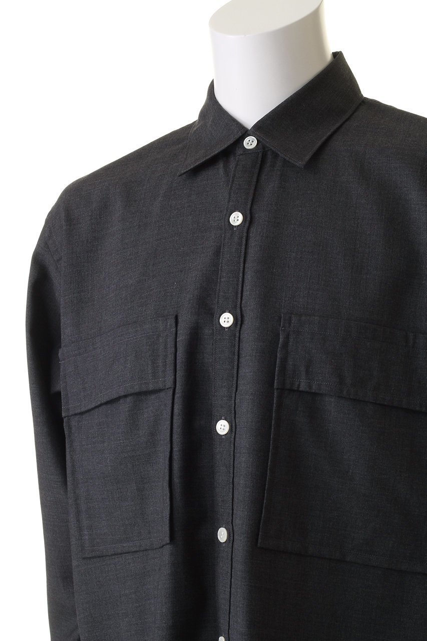 【コロン/:colon / MEN】の【MEN】Wool Tropical ポケットシャツ 人気、トレンドファッション・服の通販 founy(ファニー) 　ファッション　Fashion　メンズファッション　Fashion for Men　スリーブ　Sleeve, Long Sleeve / Short Sleeve　フラップ　Flap, Flap Pocket　ポケット　Pocket, Pocket Detail　ロング　Long, Long-Length　人気　Popular, Best Seller　定番　Standard, Basic Item　other-5|ID: prp329100004102842 ipo3291000000032903316