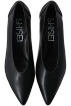 【シセイ/SHISEI】のMM POINTED U PUMPS(レイン対応) 人気、トレンドファッション・服の通販 founy(ファニー) ファッション Fashion レディースファッション WOMEN シューズ Shoes フラット Flat ポインテッド Pointed レイン Rain エレガント 上品 Elegant thumbnail ブラック|ID: prp329100004104342 ipo3291000000027894247