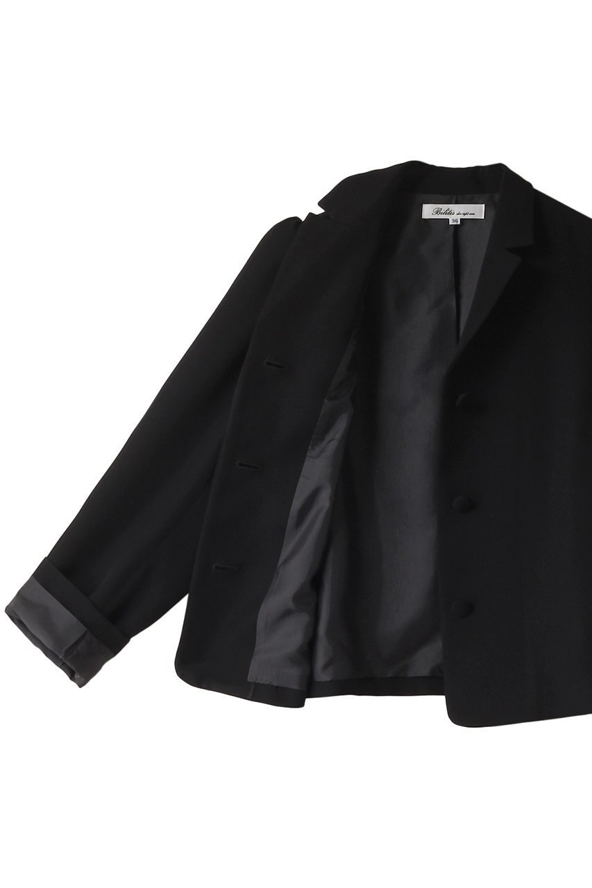 【ビリティス ディセッタン/Bilitis dix-sept ans】のリトルブラックテーラードジャケット 人気、トレンドファッション・服の通販 founy(ファニー) 　ファッション　Fashion　レディースファッション　Fashion for Women　アウター　Coat / Outerwear Collection　レディースジャケット・軽アウター　Jackets　テーラードジャケット / 通勤・きれいめスタイル　Tailored Jackets & Blazers　オケージョン　Occasion Wear　ガーリー　Girly, Feminine Style　クラシカル　Classical, Vintage-Inspired　シンプル　Simple, Minimal　ジャケット　Jacket, Outerwear　スリーブ　Sleeve, Long Sleeve / Short Sleeve　セレモニー　Ceremony　エレガント 上品　Elegant　other-6|ID: prp329100004104343 ipo3291000000032935987
