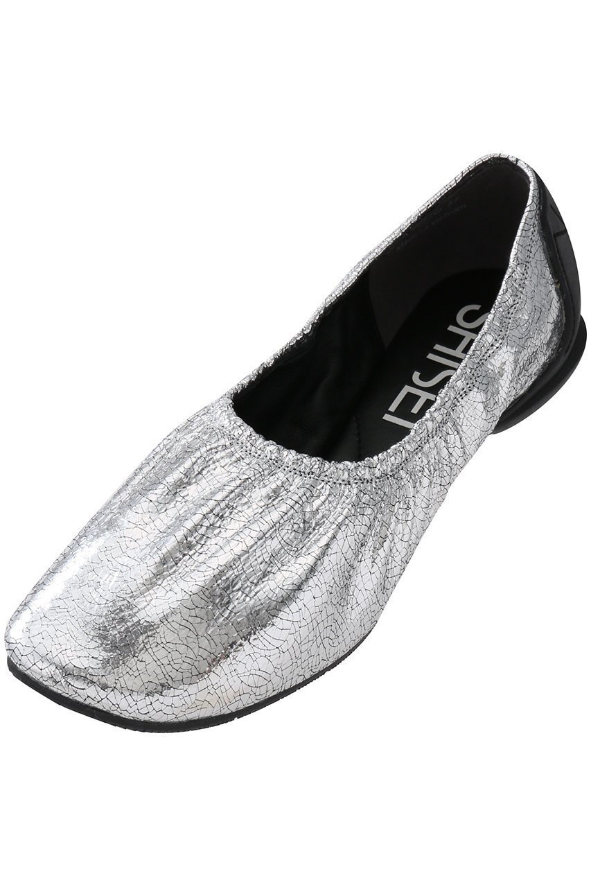 【シセイ/SHISEI】のMETALLIC GATHER BALLET(レイン対応) 人気、トレンドファッション・服の通販 founy(ファニー) 　ファッション　Fashion　レディースファッション　WOMEN　ギャザー　Gather　シューズ　Shoes　バレエ　Ballet　フラット　Flat　メタリック　Metallic　リュクス　Luxe　レイン　Rain　定番　Standard　other-5|ID: prp329100004104364 ipo3291000000031332615