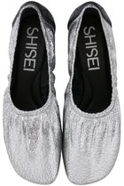 【シセイ/SHISEI】のMETALLIC GATHER BALLET(レイン対応) 人気、トレンドファッション・服の通販 founy(ファニー) ファッション Fashion レディースファッション Fashion for Women ギャザー Gathered, Ruffled シューズ Shoes, Footwear バレエ Ballet, Ballet Style フラット Flat, Flat Shoes メタリック Metallic, Shiny Finish リュクス Luxury, Elegant, High-End, Chic レイン Rain, Rainproof 定番 Standard, Basic Item thumbnail シルバー|ID: prp329100004104364 ipo3291000000032863172