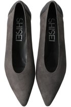 【シセイ/SHISEI】のMM POINTED SUEDE U PUMPS(レイン対応) 人気、トレンドファッション・服の通販 founy(ファニー) ファッション Fashion レディースファッション WOMEN シューズ Shoes スエード Suede フラット Flat レイン Rain thumbnail グレー|ID: prp329100004104366 ipo3291000000027894308