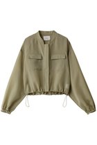 【ミディウミソリッド/MIDIUMISOLID】のsheer blouson ブルゾン 人気、トレンドファッション・服の通販 founy(ファニー) ファッション Fashion レディースファッション WOMEN アウター Coat Outerwear ジャケット Jackets ブルゾン Blouson/Jackets クロップド Cropped シアー Sheer ジャケット Jacket スリーブ Sleeve ブルゾン Blouson ベーシック Basic thumbnail khaki|ID: prp329100004104378 ipo3291000000027894337