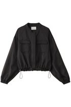 【ミディウミソリッド/MIDIUMISOLID】のsheer blouson ブルゾン 人気、トレンドファッション・服の通販 founy(ファニー) ファッション Fashion レディースファッション WOMEN アウター Coat Outerwear ジャケット Jackets ブルゾン Blouson/Jackets クロップド Cropped シアー Sheer ジャケット Jacket スリーブ Sleeve ブルゾン Blouson ベーシック Basic thumbnail black|ID: prp329100004104378 ipo3291000000027894338