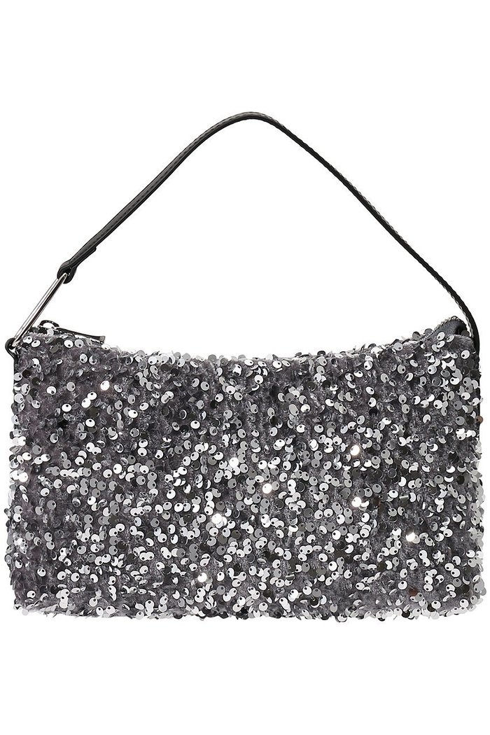 【ウィムガゼット/Whim Gazette】の【2.718】スパンコールミニバッグ インテリア・キッズ・メンズ・レディースファッション・服の通販 founy(ファニー) https://founy.com/ ファッション Fashion レディースファッション Fashion for Women バッグ Bags エレガント 上品 Elegant シルバー Silver, Metallic Silver スクエア Square, Square Shape スパンコール Sequins, Sequin Embellishment デニム Denim, Jeans Material パーティ Party, Party Style |ID: prp329100004104379 ipo3291000000035104431