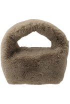 【ウィムガゼット/Whim Gazette】の【THE PAUSE】フェイクファーミニバッグ グレージュ|ID: prp329100004104387 ipo3291000000036886549