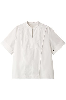 【ミディウミソリッド/MIDIUMISOLID】の2way neck blouse ブラウス 人気、トレンドファッション・服の通販 founy(ファニー) ファッション Fashion レディースファッション WOMEN トップス・カットソー Tops/Tshirt シャツ/ブラウス Shirts/Blouses コンパクト Compact ショート Short シンプル Simple スキッパー Skipper スタンド Stand スリーブ Sleeve エレガント 上品 Elegant |ID:prp329100004104403