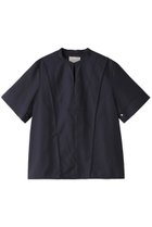 【ミディウミソリッド/MIDIUMISOLID】の2way neck blouse ブラウス 人気、トレンドファッション・服の通販 founy(ファニー) ファッション Fashion レディースファッション WOMEN トップス・カットソー Tops/Tshirt シャツ/ブラウス Shirts/Blouses コンパクト Compact ショート Short シンプル Simple スキッパー Skipper スタンド Stand スリーブ Sleeve エレガント 上品 Elegant thumbnail navy|ID: prp329100004104403 ipo3291000000027894415