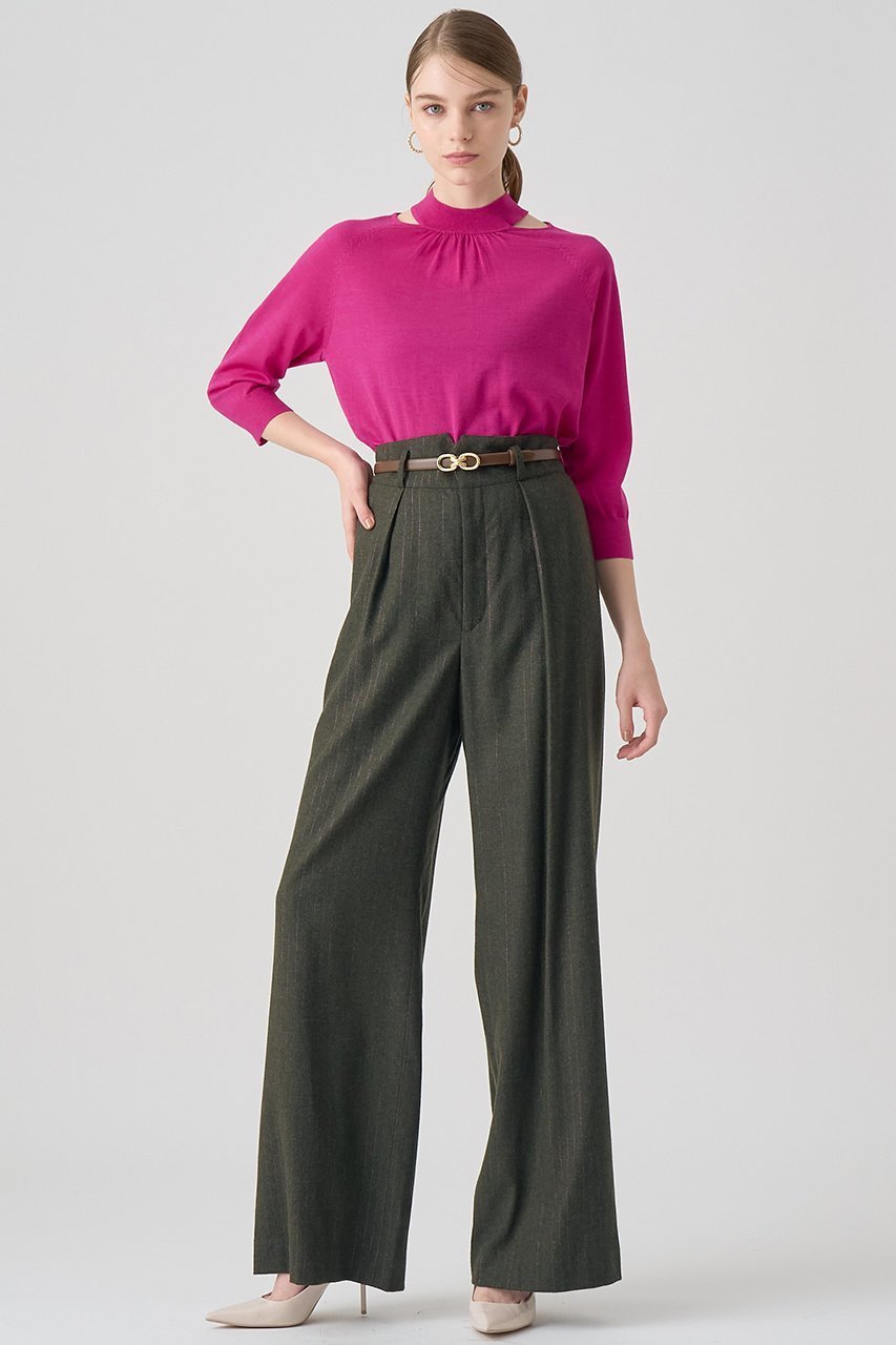 【アナイ/ANAYI】のウールシルクショルダースリット プルオーバー 人気、トレンドファッション・服の通販 founy(ファニー) 　ファッション　Fashion　レディースファッション　Fashion for Women　トップス・カットソー　Cut & Sew Tops　ニット　Knit Tops & Sweaters　カジュアルプルオーバー・ニットトップス　Pullovers & Knit Tops / Casual Pullovers　インナー　Innerwear　ギャザー　Gathered, Ruffled　コンパクト　Compact, Small Size　シルク　Silk, 100% Silk　ミックス　Mix, Mixed Style　other-4|ID: prp329100004105634 ipo3291000000033705646