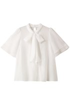 【アナイ/ANAYI】のスパンオーガンジーボウタイブラウス ホワイト|ID: prp329100004105638 ipo3291000000035052415