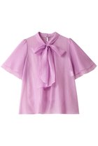 【アナイ/ANAYI】のスパンオーガンジーボウタイブラウス ピンク|ID: prp329100004105638 ipo3291000000035052416