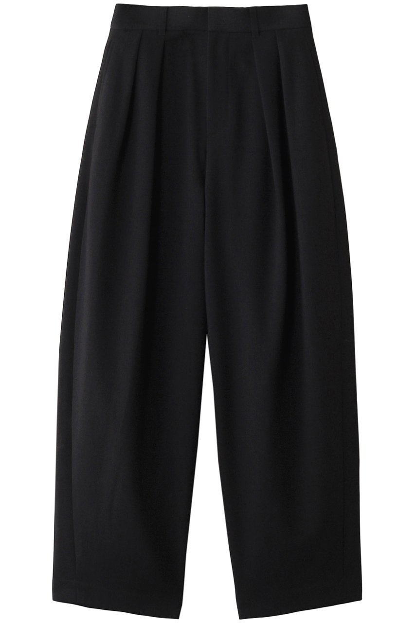 【カレンソロジー/Curensology】のダブルクロスツータックパンツ インテリア・キッズ・メンズ・レディースファッション・服の通販 founy(ファニー) 　ファッション　Fashion　レディースファッション　Fashion for Women　パンツ　Pants & Trousers　ストレッチ　Stretch, Stretchy Fabric　チャコール|ID: prp329100004105641 ipo3291000000032922583