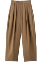【カレンソロジー/Curensology】のダブルクロスツータックパンツ キャメル|ID: prp329100004105641 ipo3291000000034845955
