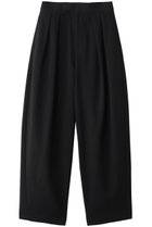 【カレンソロジー/Curensology】のダブルクロスツータックパンツ チャコール|ID: prp329100004105641 ipo3291000000036762306