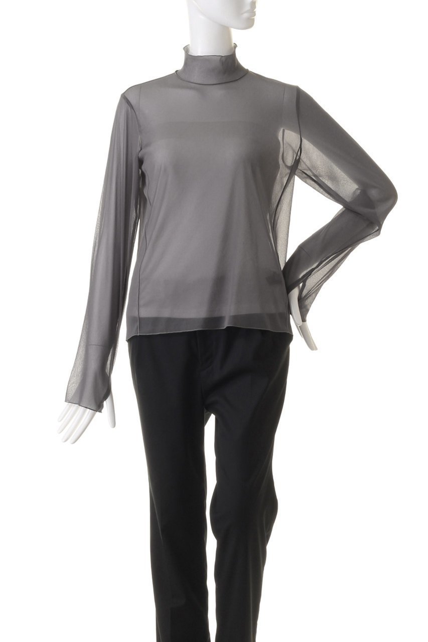 【ミディウミソリッド/MIDIUMISOLID】のsheer h/neck inner インナー 人気、トレンドファッション・服の通販 founy(ファニー) 　ファッション　Fashion　レディースファッション　Fashion for Women　トップス・カットソー　Cut & Sew Tops　シャツ・ブラウス・オフィスカジュアル　Elegant Blouses & Button-Ups　ロングTシャツ・Tシャツ　Longline T-Shirts & Tees　カットソー・ベーシックTシャツ　Cut-and-Sewn Tops / Stretch Tees & Basics　おすすめ　Recommended / Our Picks　インナー　Innerwear　キャミソール　Camisole, Spaghetti Strap Top　シアー　Sheer, See-Through　シンプル　Simple, Minimal　スリーブ　Sleeve, Long Sleeve / Short Sleeve　トレンド　Trend, Trending Now　ロング　Long, Long-Length　other-2|ID: prp329100004105669 ipo3291000000032919156