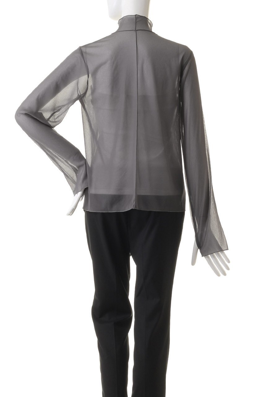 【ミディウミソリッド/MIDIUMISOLID】のsheer h/neck inner インナー 人気、トレンドファッション・服の通販 founy(ファニー) 　ファッション　Fashion　レディースファッション　Fashion for Women　トップス・カットソー　Cut & Sew Tops　シャツ・ブラウス・オフィスカジュアル　Elegant Blouses & Button-Ups　ロングTシャツ・Tシャツ　Longline T-Shirts & Tees　カットソー・ベーシックTシャツ　Cut-and-Sewn Tops / Stretch Tees & Basics　おすすめ　Recommended / Our Picks　インナー　Innerwear　キャミソール　Camisole, Spaghetti Strap Top　シアー　Sheer, See-Through　シンプル　Simple, Minimal　スリーブ　Sleeve, Long Sleeve / Short Sleeve　トレンド　Trend, Trending Now　ロング　Long, Long-Length　other-4|ID: prp329100004105669 ipo3291000000032919176