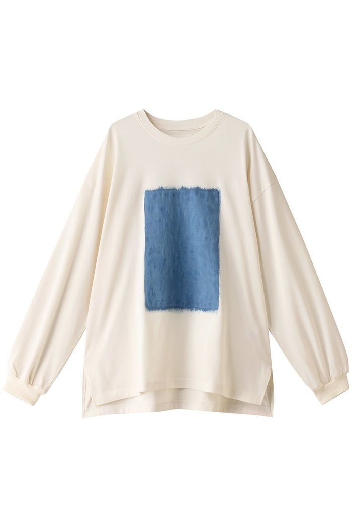 【ミディウミソリッド/MIDIUMISOLID】のhand print long T Tシャツ インテリア・キッズ・メンズ・レディースファッション・服の通販 founy(ファニー) https://founy.com/ ファッション Fashion レディースファッション Fashion for Women トップス・カットソー Cut & Sew Tops シャツ・ブラウス・オフィスカジュアル Elegant Blouses & Button-Ups ロングTシャツ・Tシャツ Longline T-Shirts & Tees カットソー・ベーシックTシャツ Cut-and-Sewn Tops / Stretch Tees & Basics ショート Short, Short Length スリーブ Sleeve, Long Sleeve / Short Sleeve プリント Print, Printed Pattern 長袖 Long Sleeve, Full Sleeve |ID: prp329100004105671 ipo3291000000032919193
