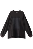 【ミディウミソリッド/MIDIUMISOLID】のhand print long T Tシャツ 人気、トレンドファッション・服の通販 founy(ファニー) ファッション Fashion レディースファッション Fashion for Women トップス・カットソー Cut & Sew Tops シャツ・ブラウス・オフィスカジュアル Elegant Blouses & Button-Ups ロングTシャツ・Tシャツ Longline T-Shirts & Tees カットソー・ベーシックTシャツ Cut-and-Sewn Tops / Stretch Tees & Basics ショート Short, Short Length スリーブ Sleeve, Long Sleeve / Short Sleeve プリント Print, Printed Pattern 長袖 Long Sleeve, Full Sleeve thumbnail c.gray|ID: prp329100004105671 ipo3291000000034969275