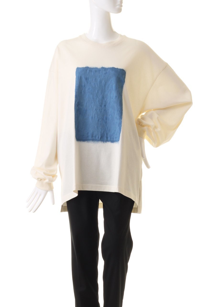 【ミディウミソリッド/MIDIUMISOLID】のhand print long T Tシャツ 人気、トレンドファッション・服の通販 founy(ファニー) 　ファッション　Fashion　レディースファッション　Fashion for Women　トップス・カットソー　Cut & Sew Tops　シャツ・ブラウス・オフィスカジュアル　Elegant Blouses & Button-Ups　ロングTシャツ・Tシャツ　Longline T-Shirts & Tees　カットソー・ベーシックTシャツ　Cut-and-Sewn Tops / Stretch Tees & Basics　ショート　Short, Short Length　スリーブ　Sleeve, Long Sleeve / Short Sleeve　プリント　Print, Printed Pattern　長袖　Long Sleeve, Full Sleeve　other-2|ID: prp329100004105671 ipo3291000000035291948